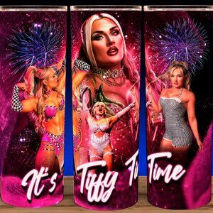 Tiffany Stratton It's Tiffy Time Wrestling Cup Mug Tumbler 20oz